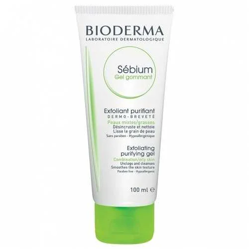 bioderma-sebium-gel-gommant-exfoliant-purifiant-100ml bioderma-sebium-gel-gommant-exfoliant-purifiant-100ml