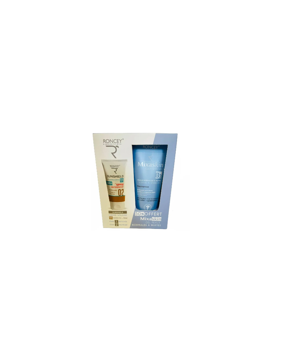 roncey-coffret-sunshield-teinte-02-et-mixaskin-gel-pour-peaux-mixtes-50 roncey-coffret-sunshield-teinte-02-et-mixaskin-gel-pour-peaux-mixtes-50