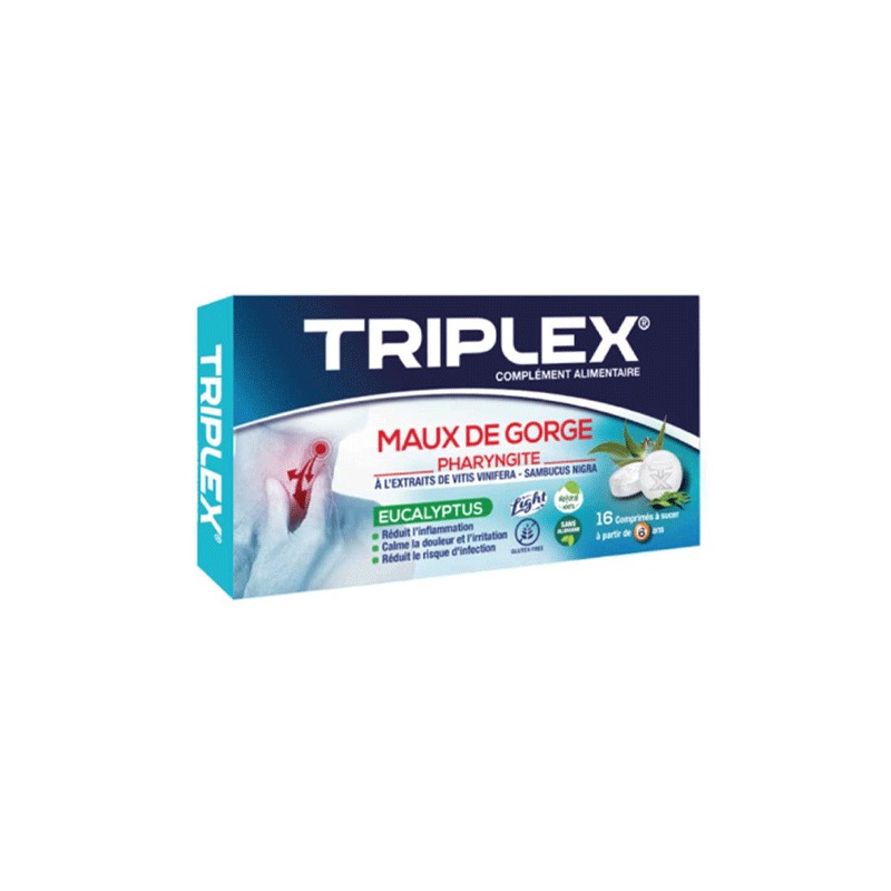triplex-maux-de-gorge-pharyngite-eucalyptus-16-comprimes